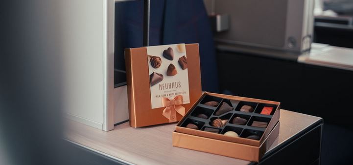 Brussels Airlines and Neuhaus reintroduce Belgian Chocolate boxes