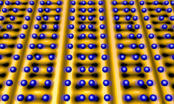 "Laddningsdensitetsvåg" kopplad till atomära distorsioner i tänkbara supraledare