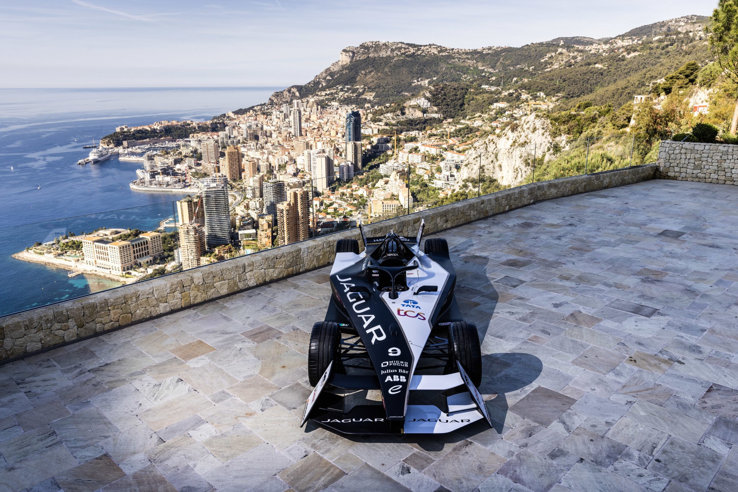 Monaco in dirkalnik formule E Jaguar