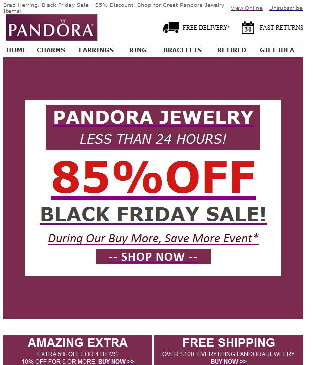 Pandora jewelry cyber thives