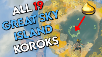 Cada semilla de Korok en Great Sky Island - Guía de Zelda: Tears of the Kingdom