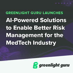 Greenlight Guru lancia soluzioni basate sull'intelligenza artificiale per consentire una migliore gestione del rischio...