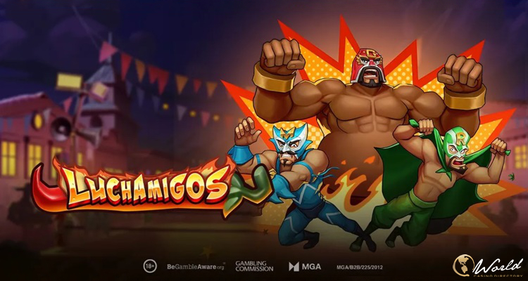 Pomóż trzem Amigo zostać najlepszymi mistrzami w nowym, bogatym w funkcje slocie wideo Play'n GO: Luchamigos