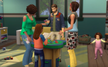 Draamaklubi Sims 4 etendusel osalemine