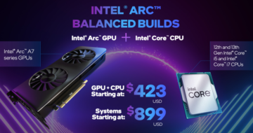 Intel ظاہر کرتا ہے کہ کون سا CPU/GPU کومبو آپ کے پیسے کے لیے بہترین بینگ پیش کرتا ہے۔