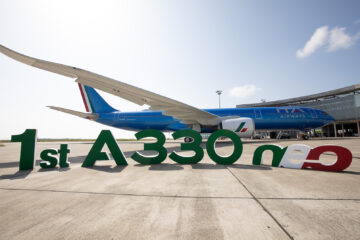 ITA Airways neemt zijn eerste Airbus A330neo in ontvangst
