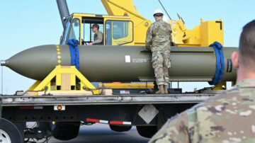 New Photos Of Massive Ordnance Penetrator Bunker Buster Bomb At Whiteman AFB Emerge