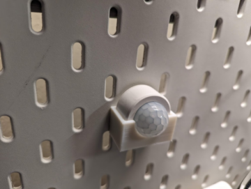 PIR Hareket Sensörü Tutucu Dağı Ikea Skadis #3DThursday #3DPrinting