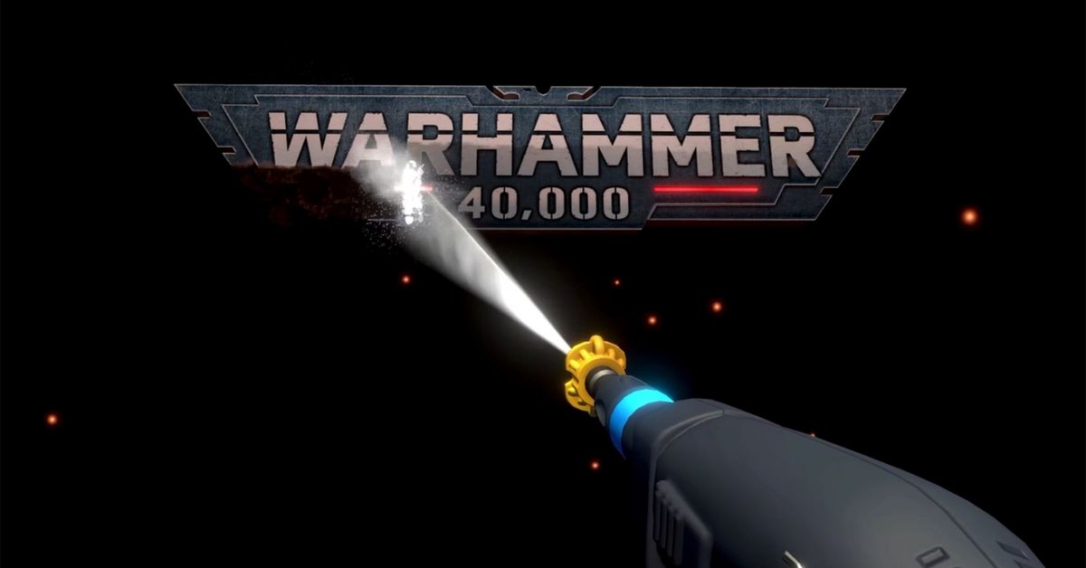 PowerWash Simulator heads to the grimdark future of Warhammer 40K