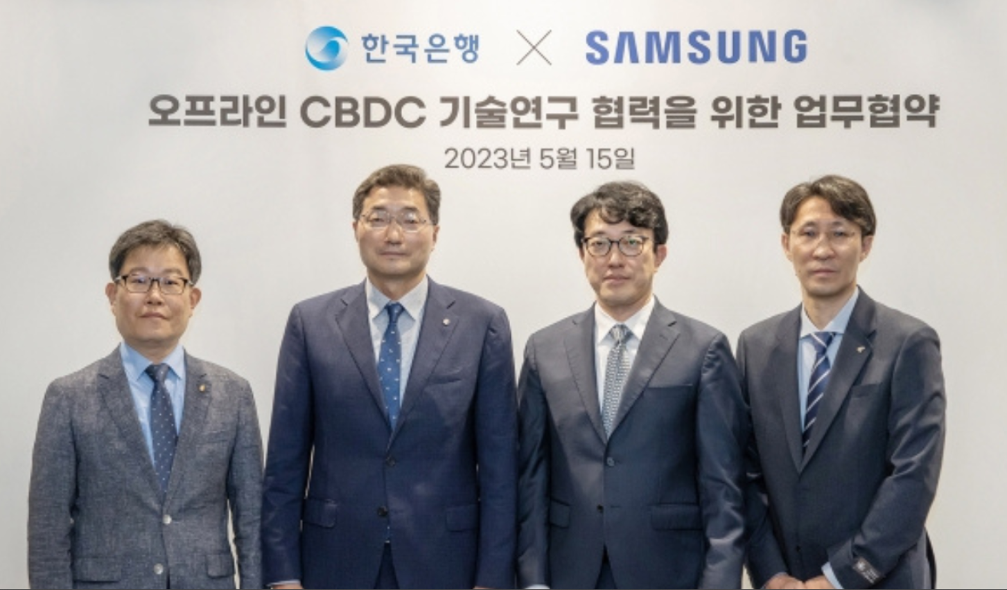 Samsung zbada CBDC Korei Południowej pod kątem płatności offline