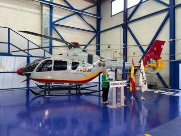 スペイン空軍が初のH135ヘリコプターを受領