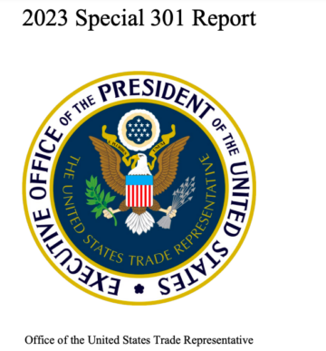 Special 301 Report 2023: Reflections from Public Health Perspective