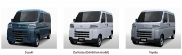 Suzuki, Daihatsu och Toyota presenterar elektriska mini-kommersiella skåpbilar