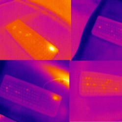 Thermal Camera Plus Machine Learning läser lösenord från tangentbordstangenter