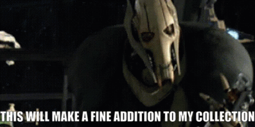 this will make a fine addition to my collection gif