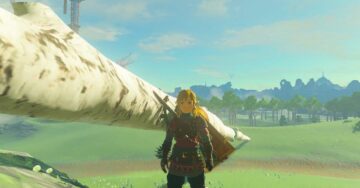 Zelda: Tears of the Kingdom 플레이어는 모든 문제를 해결하기 위해 긴 다리를 사용하고 있습니다.