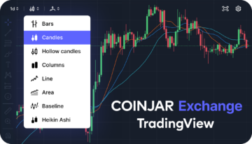 Advanced TradingView الرسوم البيانية إلى CoinJar Exchange!