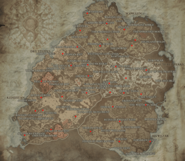 Todas as localizações de pontos de passagem em Diablo 4