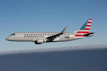 American Airlines encomenda sete Embraer E175 para a Envoy Air