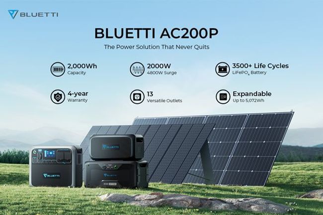 AC200P BLUETTI یک انتخاب محبوب برای نیازهای برق موبایل است