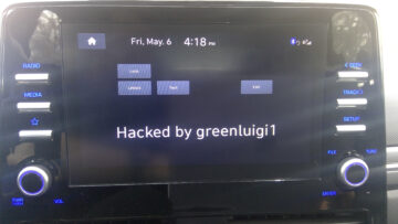 Hackerea din nou a sistemului de infotainment al unui Hyundai Ioniq după remedieri de securitate