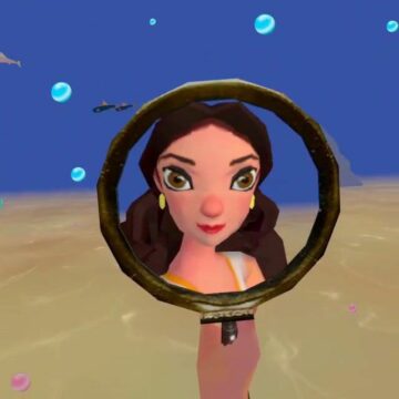Wie die kleine Meerjungfrau Zainab zu ihren virtuellen Flossen kam