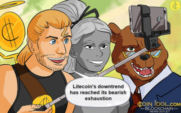 Litecoin er i et stramt handelsområde og når bearish utmattelse