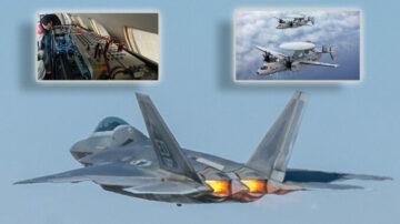 نورثروب جرومان تختبر EGI-M الجديد لطائرة F-22 Raptor و E-2D Advanced Hawkeye