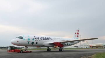 OO-SBA, Brussels Airlinesi esimene Airbus A320neo veereb värvitöökojast välja