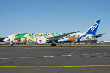 Photo: ANA (All Nippon Airways) Boeing 787-9 Dreamliner JA894A (msn 34517) (Pikachu Jet NH) SYD (John Adlard). Image: 960899.