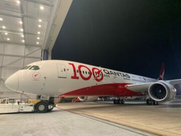 Qantas startar om flyg till New York med leverans av helt nya Boeing 787