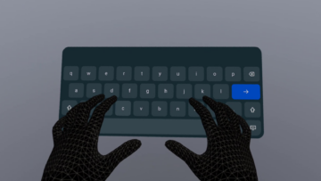 El nuevo teclado virtual de Quest se integra perfectamente en las aplicaciones