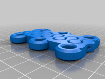Shoe Lace Lock w/locking pin #3DThursday #3DPrinting