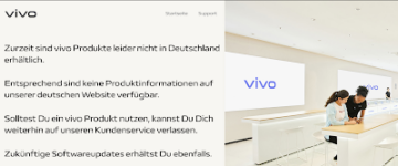 Producent smartfonów vivo opuszcza rynek niemiecki po tym, jak Nokia zaczyna egzekwować nakaz patentowy niezbędny dla standardu