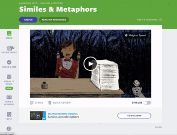 Teaching Resources: Extended metaphor examples in literature