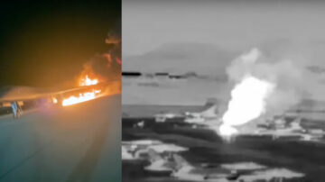 视频显示 B-1B 去年在戴斯空军基地发生的灾难性发动机故障、爆炸和火灾