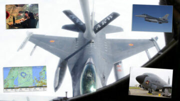 हमने एक KC-135 टैंकर में एक आर्कटिक चैलेंज मिशन में भाग लिया है