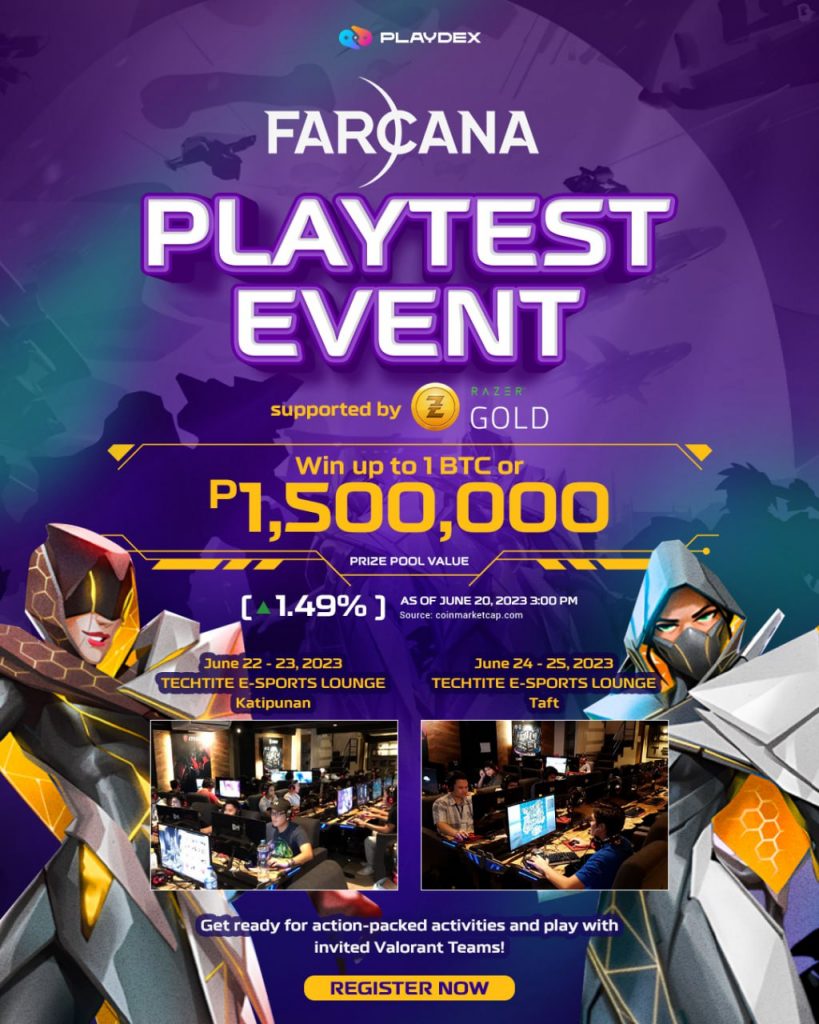 Web3 Gaming Platform Playdex a Farcana Playtesztjét PH | BitPinas