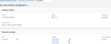 Dostop do zbirk Amazon OpenSearch Serverless s končno točko VPC | Spletne storitve Amazon