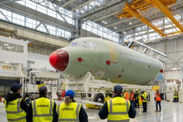 Airbus inaugura la nueva línea de montaje final de la Familia A320 en Toulouse
