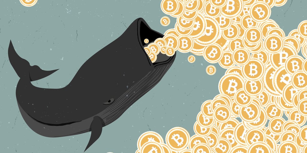 Bitcoin-hvaler flyttet nesten 60 millioner dollar på fem dager - Dekrypter
