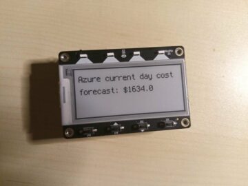 Build an Iot Azure Cost Monitor