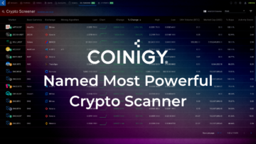 Coinigy nominato come il più potente scanner crittografico su Medium