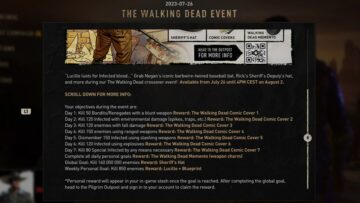 Dying Light 2:s The Walking Dead-evenemanget startar, innehåller flera TWD Cosmetics - PlayStation LifeStyle
