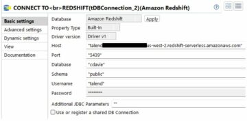 Enable data analytics with Talend and Amazon Redshift Serverless | Amazon Web Services