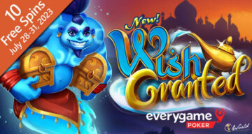 Everygame Poker bietet 10 Freispiele für den neuen Slot „Wish Granted“ von Betsoft
