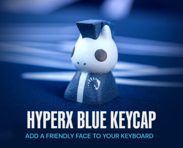 Holen Sie sich die blaue HyperX-Tastenkappe
