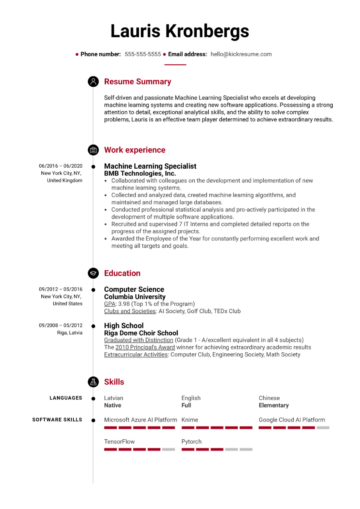 How to Make a Winning Machine Learning Resume?