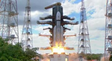 India lanceert Chandrayaan-3-missie naar het maanoppervlak - Physics World