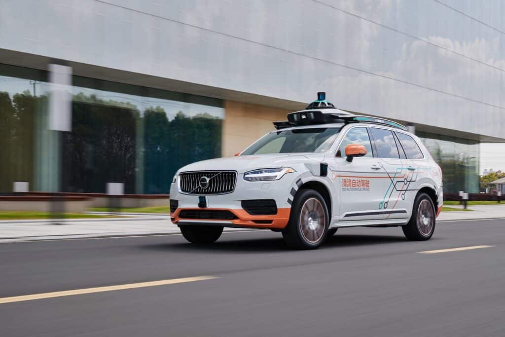 Didi Chuxing Volvo self-driving test vehicle REL